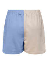 Load image into Gallery viewer, Mera Color Blocks Shorts - Sand / Blue - Jacqueline de Yong - Khaki 2
