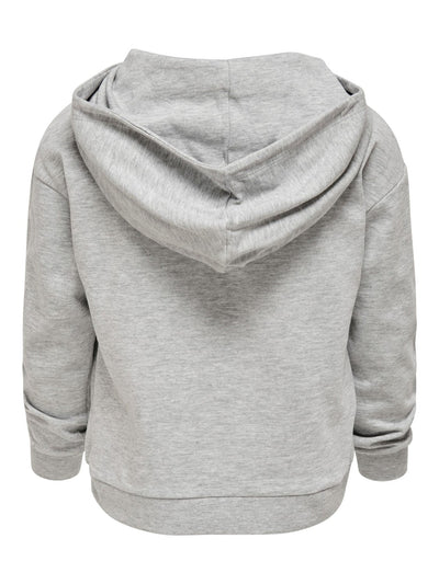 Zoey Hoodie - Light Gray Melange - Kids Only - Grey 2