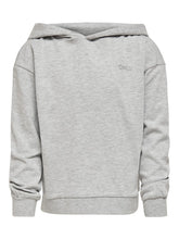 Cargar imagen en el visor de la galería, Zoey Hoodie - Light Gray Melange - Kids Only - Grey
