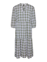 Load image into Gallery viewer, Fiona Sleeve Dress - Ivy Green/Purple - Vero Moda - Green 2
