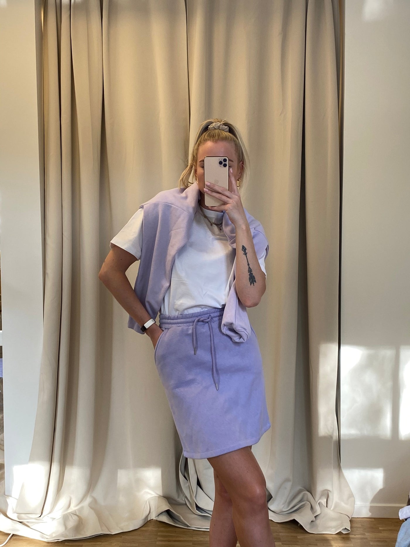 Sweat skirt - Lavender - Sisters Point - Purple 2