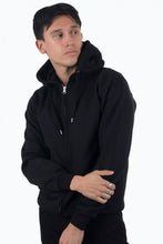 Load image into Gallery viewer, Zip Sweat Hoodie - Black - TeeShoppen - Black 2
