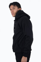 Load image into Gallery viewer, Zip Sweat Hoodie - Black - TeeShoppen - Black 6
