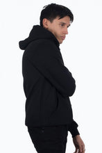Load image into Gallery viewer, Zip Sweat Hoodie - Black - TeeShoppen - Black 4
