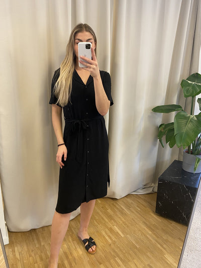 Olivia Dress - Black - PIECES - Black 2