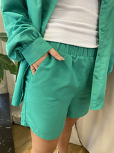 Load image into Gallery viewer, Chrilina High Waist Shorts - Simple Green - PIECES - Green 2
