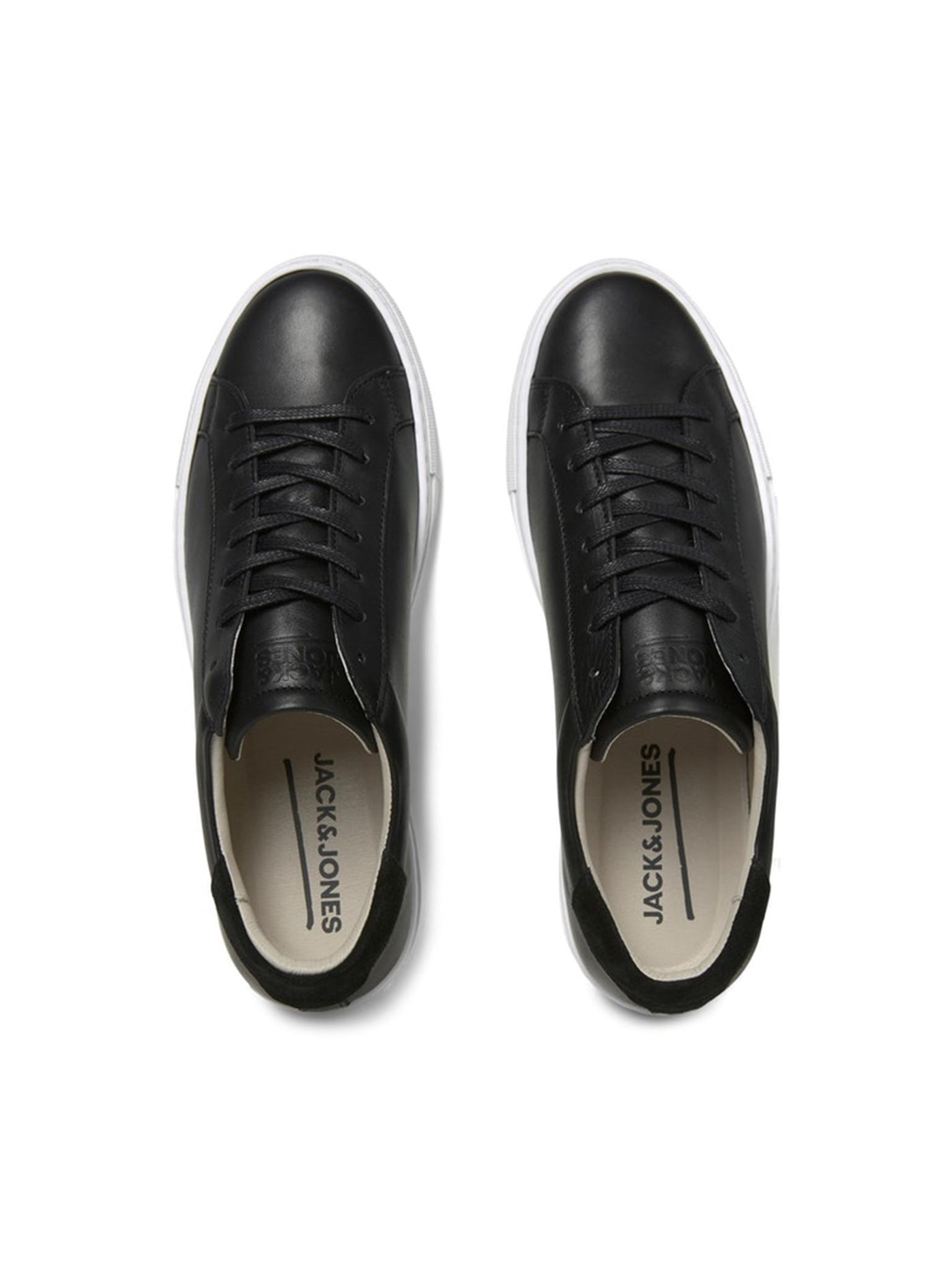 Corey Leather Sneakers - Black - Jack & Jones - Black 3