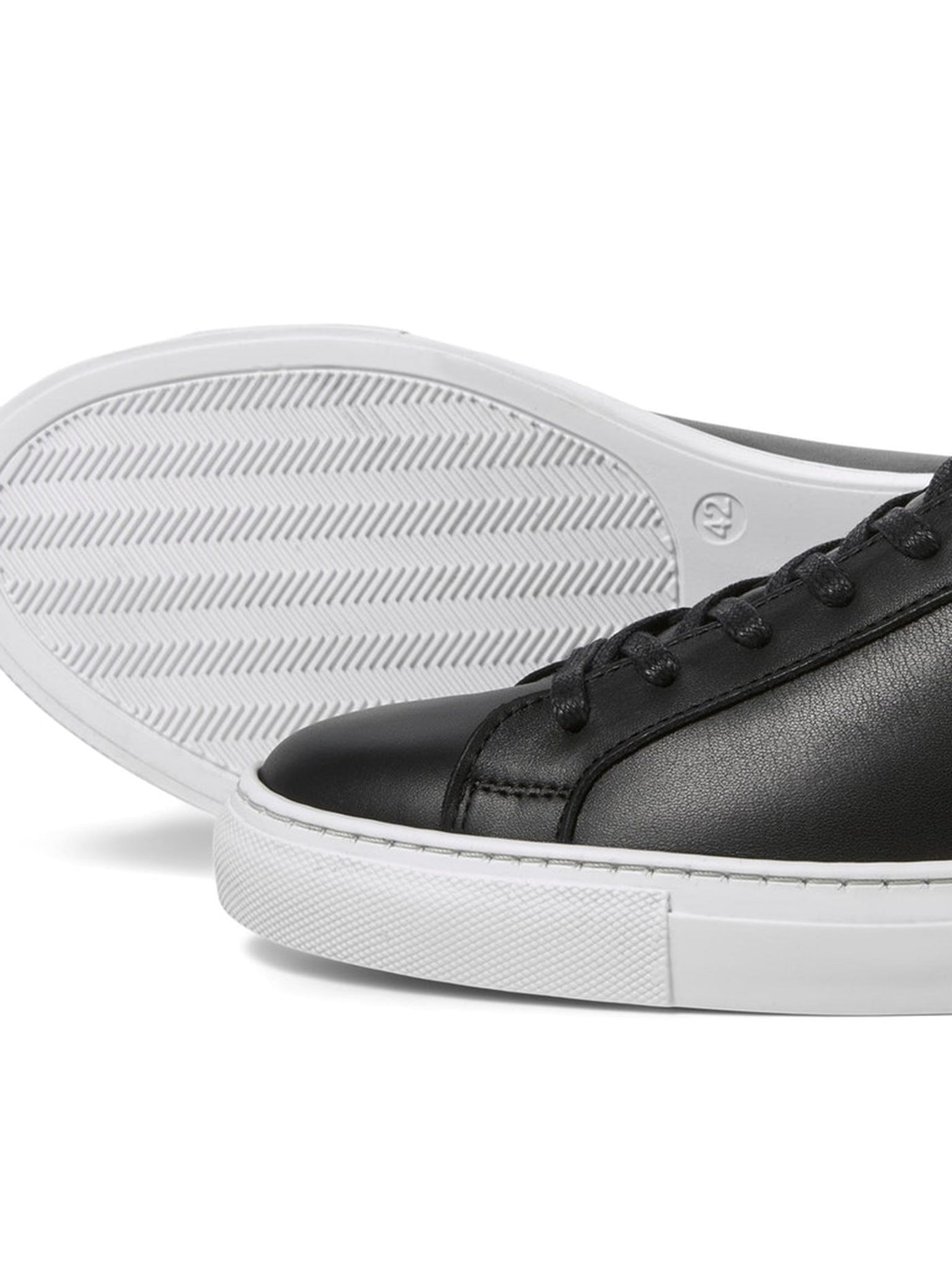 Corey Leather Sneakers - Black - Jack & Jones - Black 2