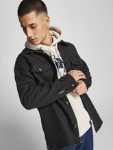 Load image into Gallery viewer, Ollie Shirt Jacket - Black - Jack &amp; Jones - Black 3
