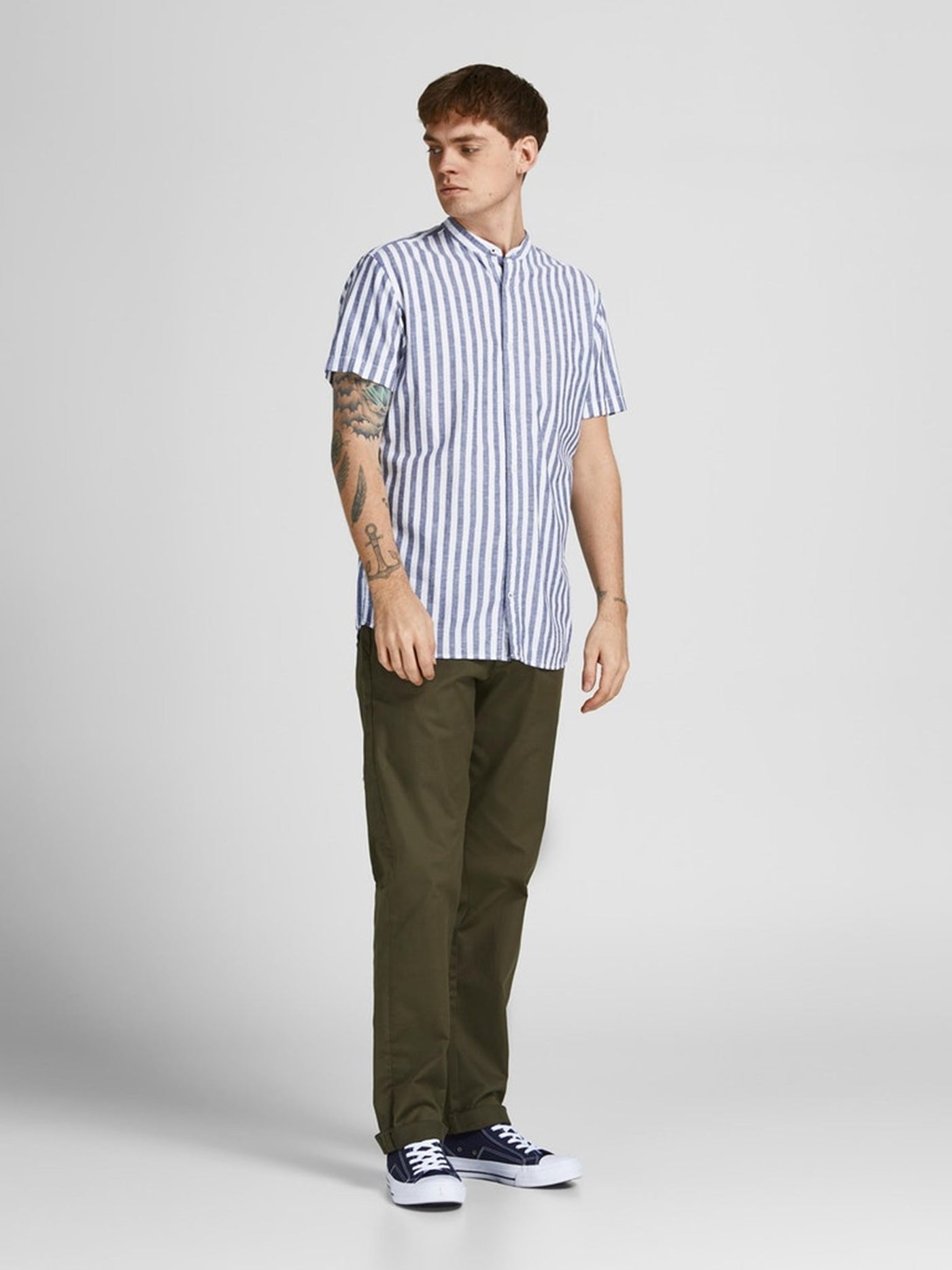 Summer Band Shirt - Navy Peony - Jack & Jones - Blue 5