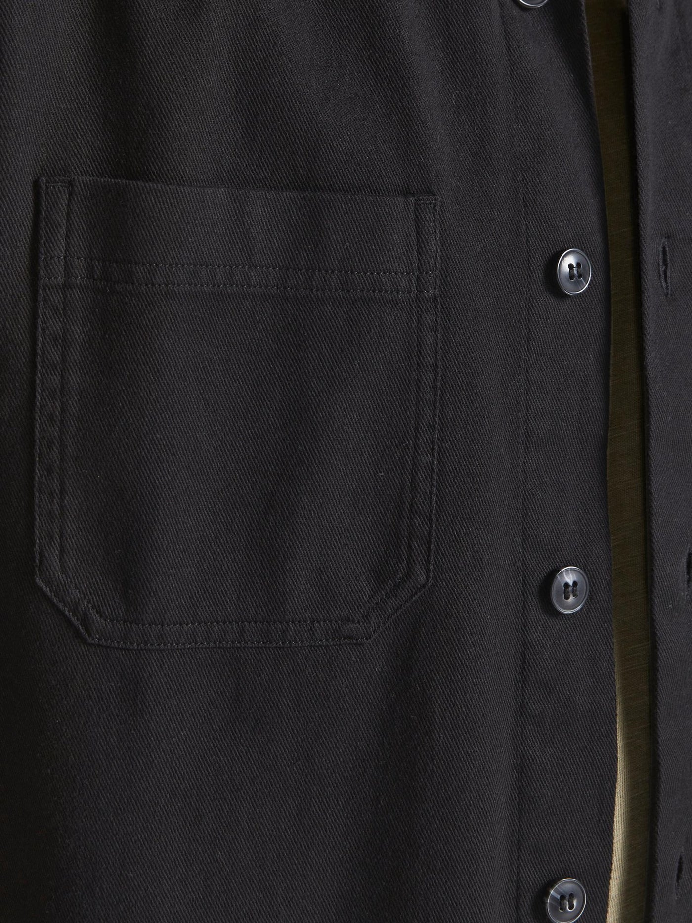 Logan Linen Overshirt - Black - Jack & Jones - Black 5