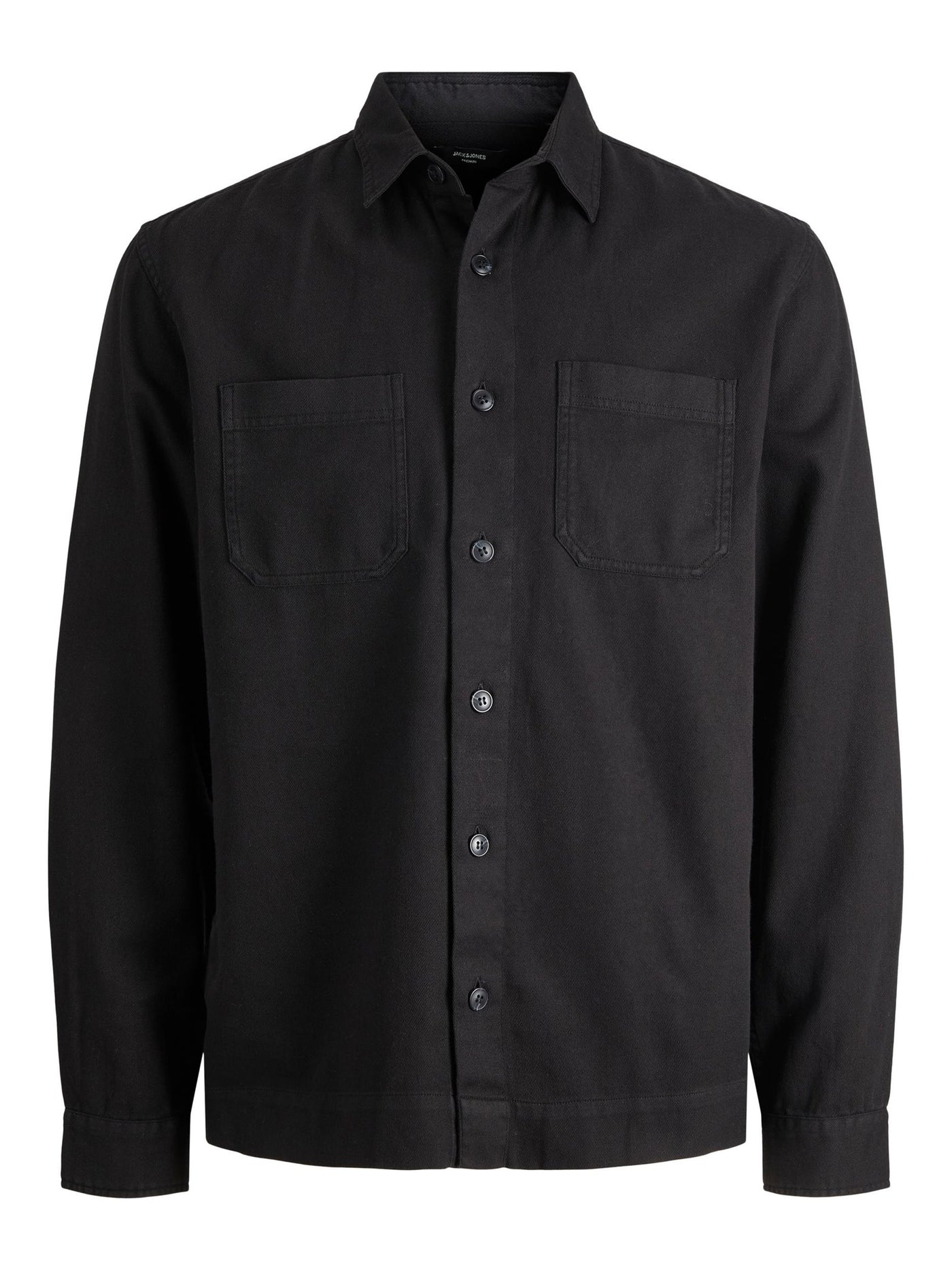 Logan Linen Overshirt - Black - Jack & Jones - Black 3