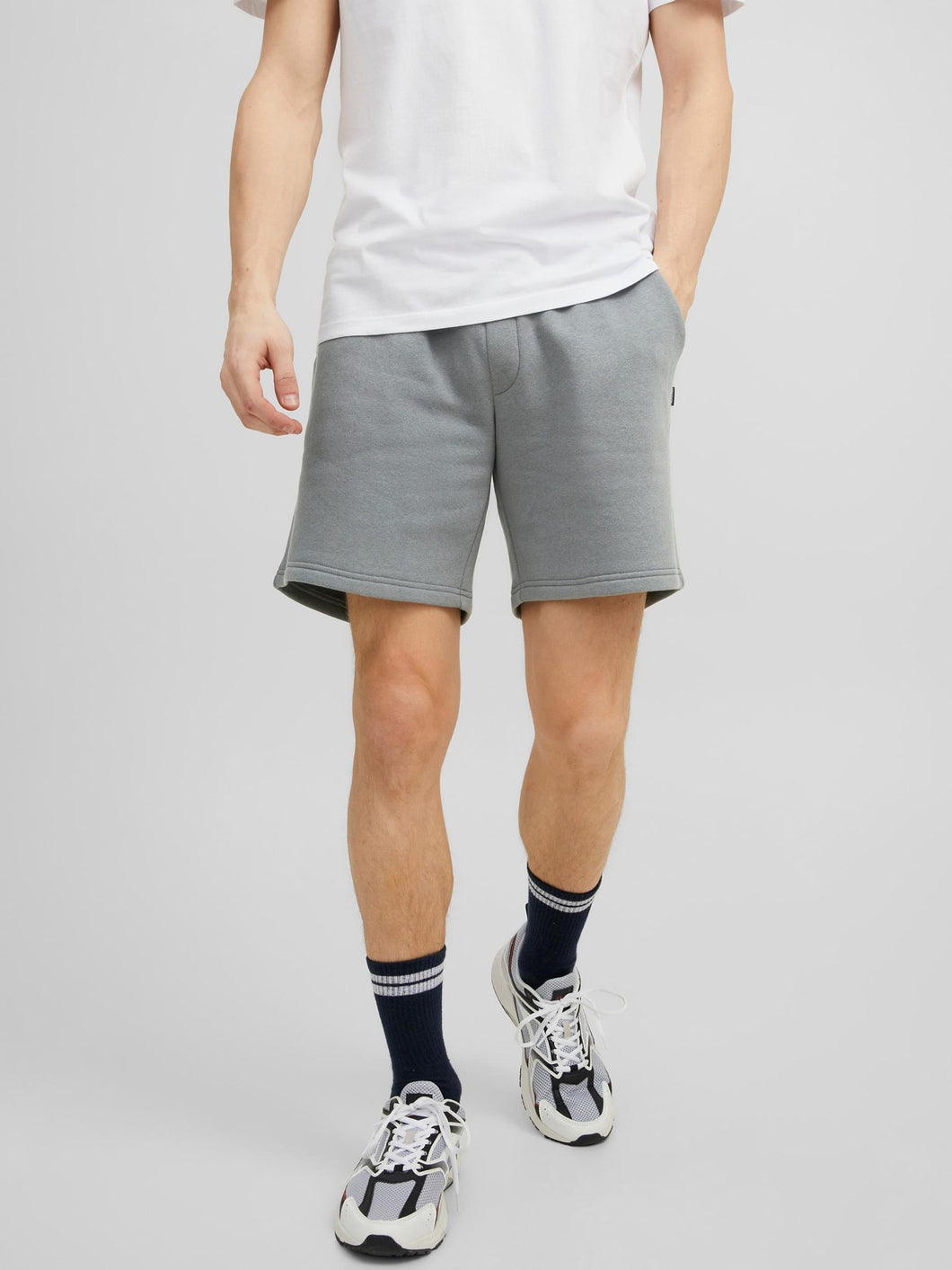 Star Sweat Shorts - Sedona Sage - Jack & Jones - Grey