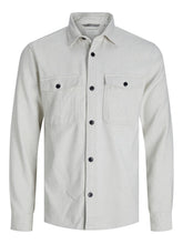 Cargar imagen en el visor de la galería, Mark Twill Overshirt - White Melange - Jack &amp; Jones - White 7
