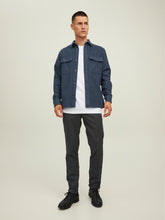 Load image into Gallery viewer, Mark Twill Overshirt - Navy Blazer - Jack &amp; Jones - Blue 3
