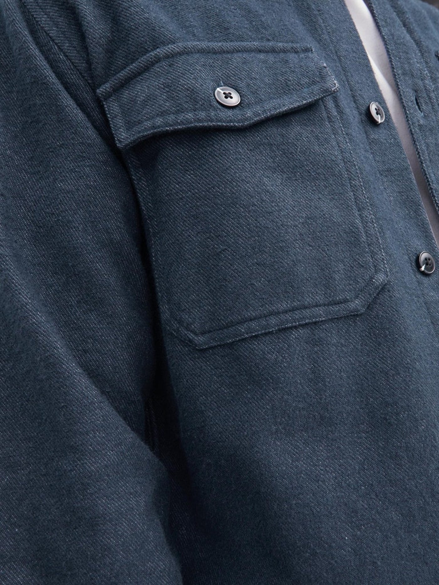 Mark Twill Overshirt - Navy Blazer - Jack & Jones - Blue 2