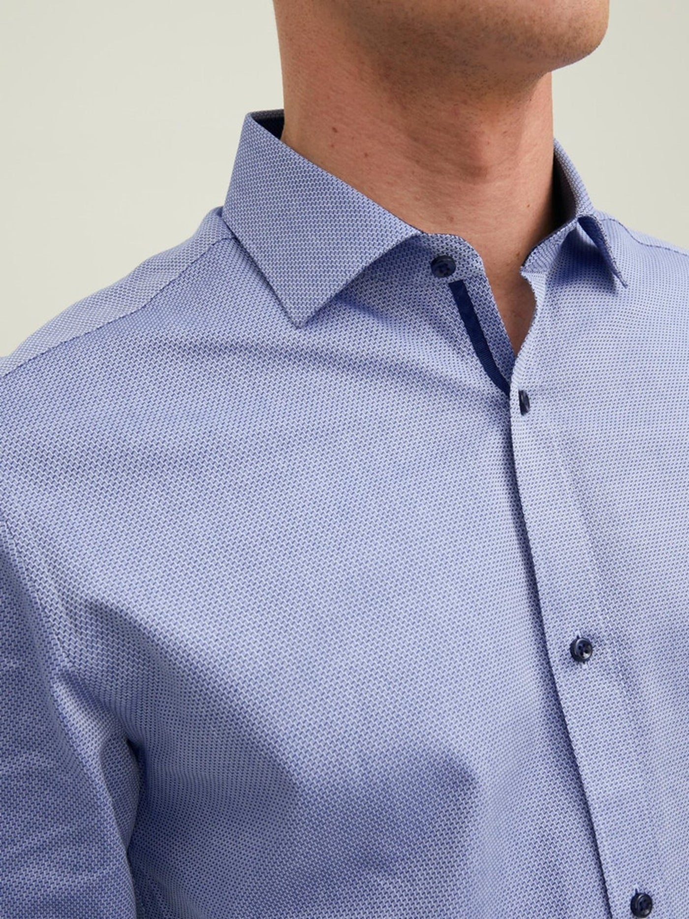 Royal Detail Shirt - Chambray Blue - Jack & Jones - Blue 2