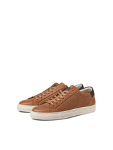 Load image into Gallery viewer, Corey Leather Sneakers - Cognac - Jack &amp; Jones - Brown
