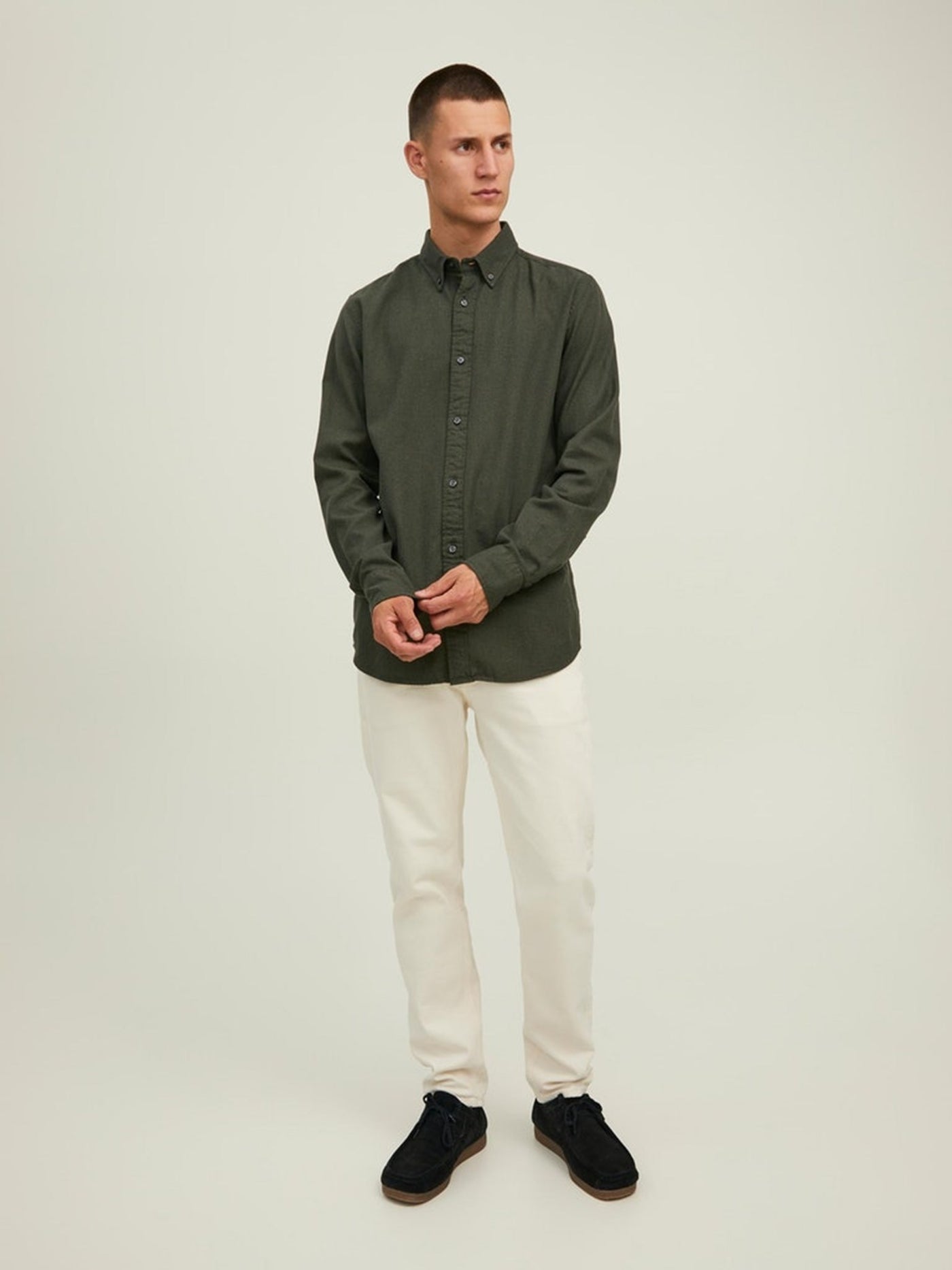 Brook Grindle Shirt - Forest Night - Jack & Jones - Green 5