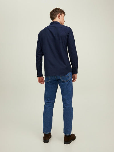 Brook Grindle Shirt - Perfect Navy - Jack & Jones - Blue 6