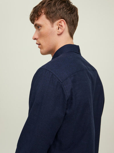 Brook Grindle Shirt - Perfect Navy - Jack & Jones - Blue 4