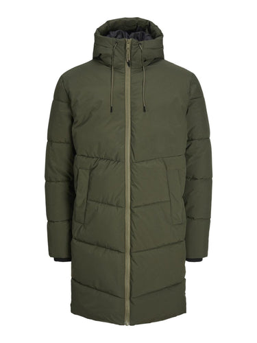 Copenhagen Long Puffed Jacket - Forest Night - Jack & Jones - Green