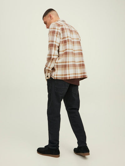 Mark Twill Overshirt - Toffee - Jack & Jones - Brown 4