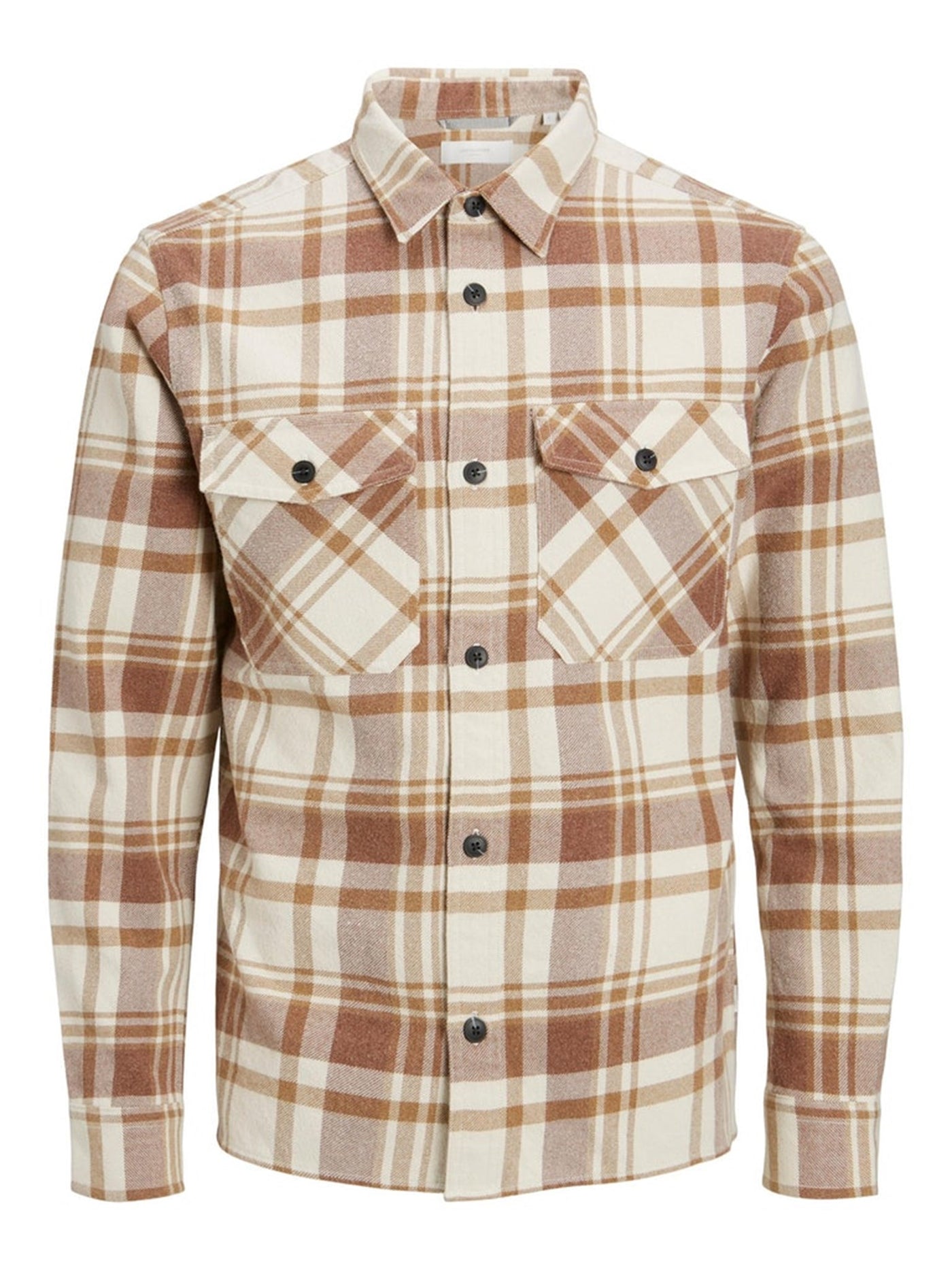 Mark Twill Overshirt - Toffee - Jack & Jones - Brown 5