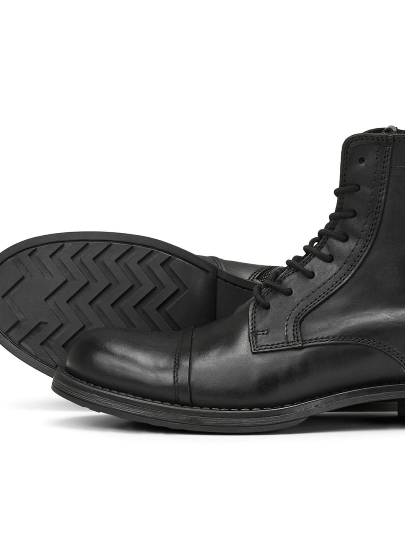 Russel Leather Boots - Anthracite - Jack & Jones - Black 3