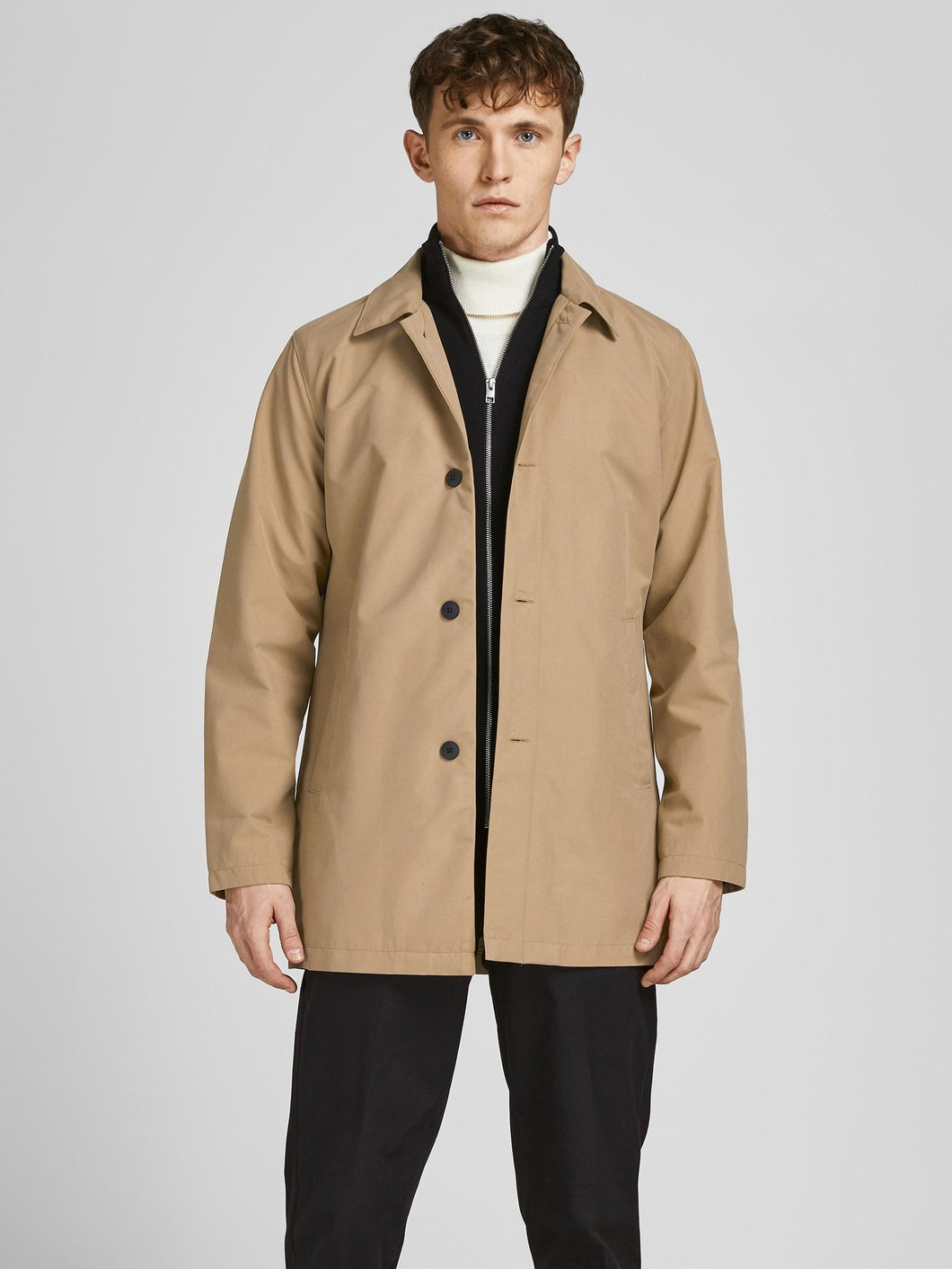 Brandon Trenchcoat - Beige - Jack & Jones - Khaki