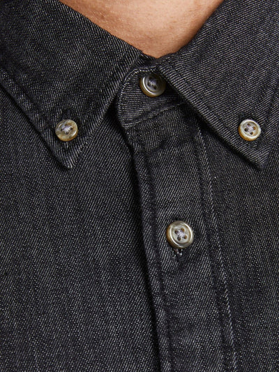 Brook Denim Shirt - Black Denim - Jack & Jones - Black 6