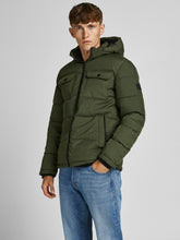 Load image into Gallery viewer, Ronald Puffer Jacket - Forest Night - Jack &amp; Jones - Green
