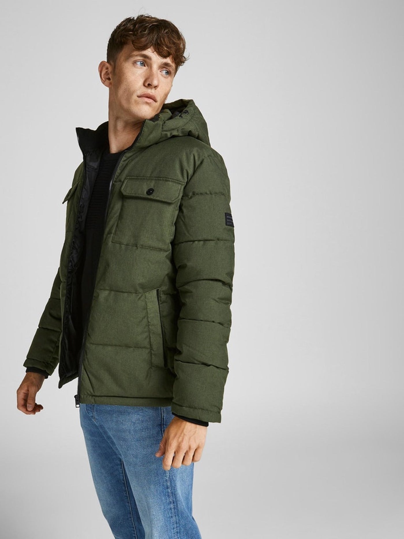 Ronald Puffer Jacket - Forest Night - Jack & Jones - Green 2