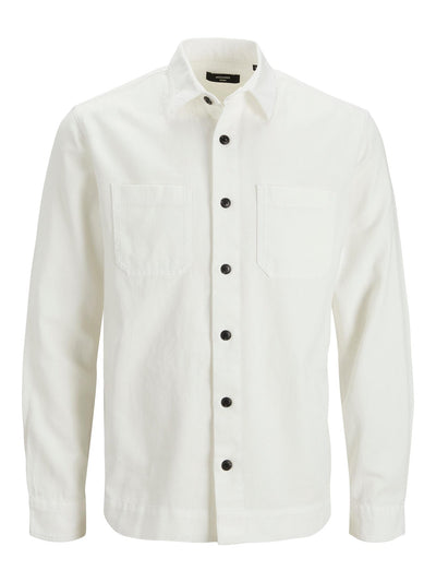 Logan Linen Shirt - White - Jack & Jones - White 3