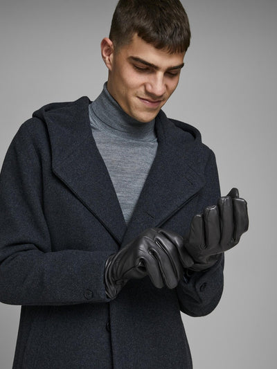 Montana Leather Gloves - Black - Jack & Jones - Black 2