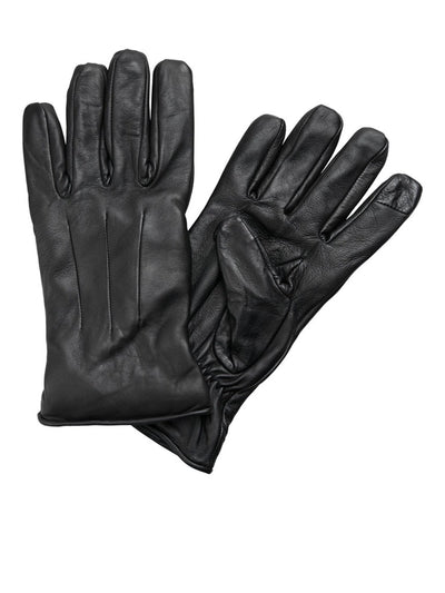 Montana Leather Gloves - Black - Jack & Jones - Black