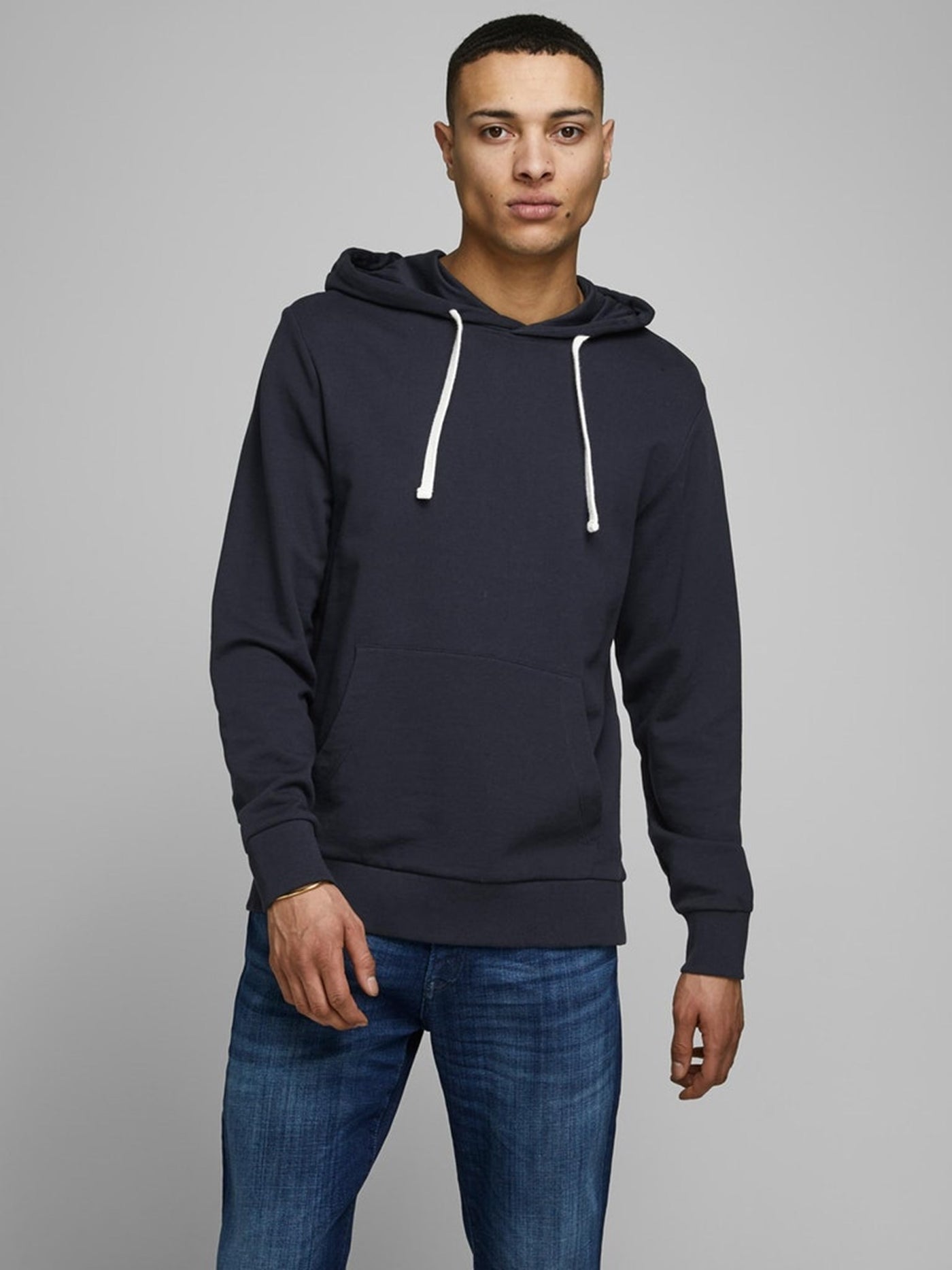 Holmen Sweat Hoodie - Navy Blazer - Jack & Jones - Blue