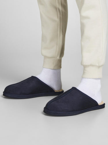 Dudely Mikrofiber Slippers - Navy Blazer - Jack & Jones - Blue