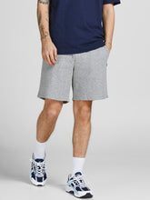 Charger l&#39;image dans la galerie, Star Sweat Shorts - Light Gray Melange - Jack &amp; Jones - Grey
