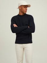 Load image into Gallery viewer, Perfect Knit Pullover - Black - Jack &amp; Jones - Black 4
