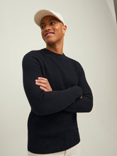 Load image into Gallery viewer, Perfect Knit Pullover - Black - Jack &amp; Jones - Black
