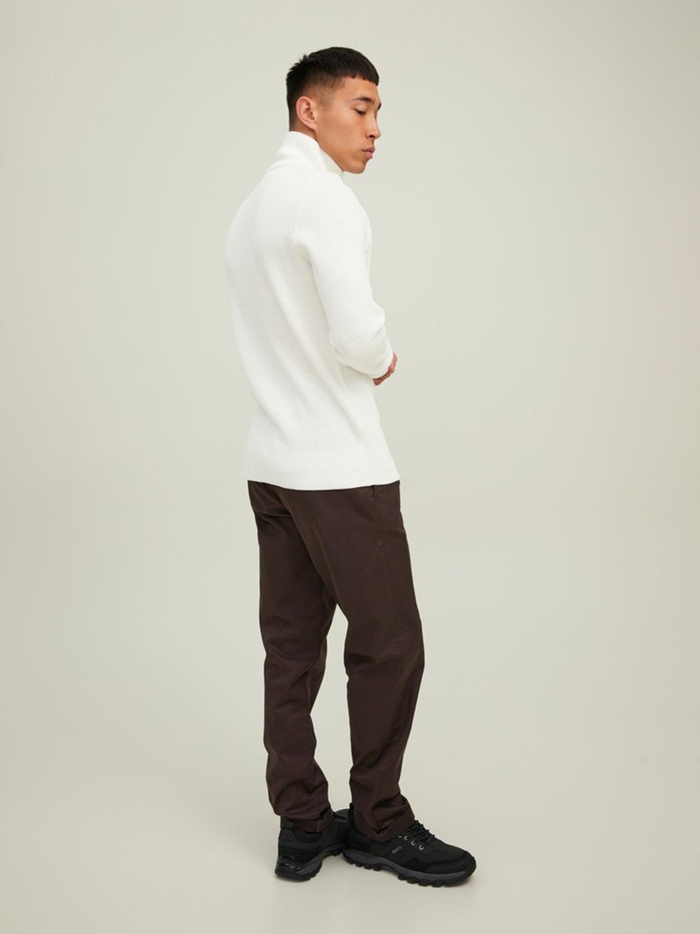 Half Zip Knit - Egret - Jack & Jones - White 5