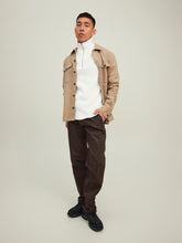 Carregar imagem no visualizador da galeria, Half Zip Knit - Egret - Jack &amp; Jones - White 6
