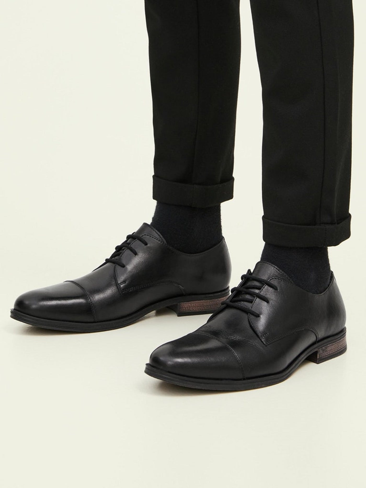 Raymond Leather Sko - Anthracite - Jack & Jones - Black