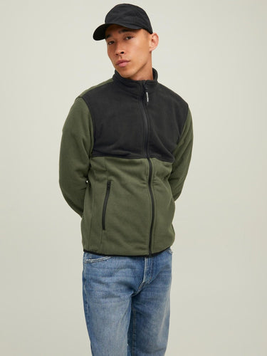 Hyper Fleece Jacket - Rosin - Jack & Jones - Green