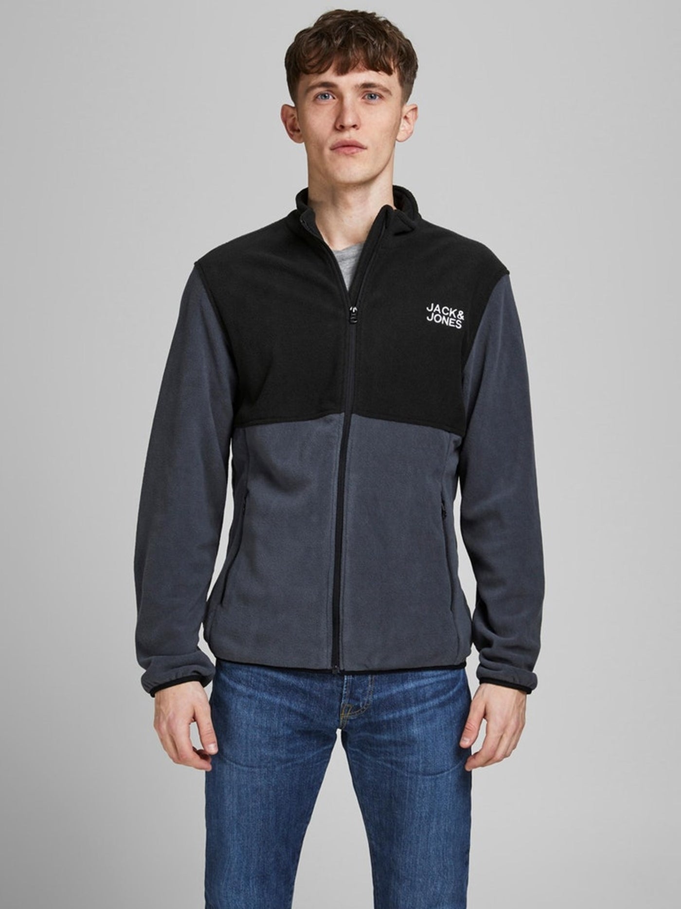 Hyper Fleece Jacket - Ombre Blue - Jack & Jones - Blue 3