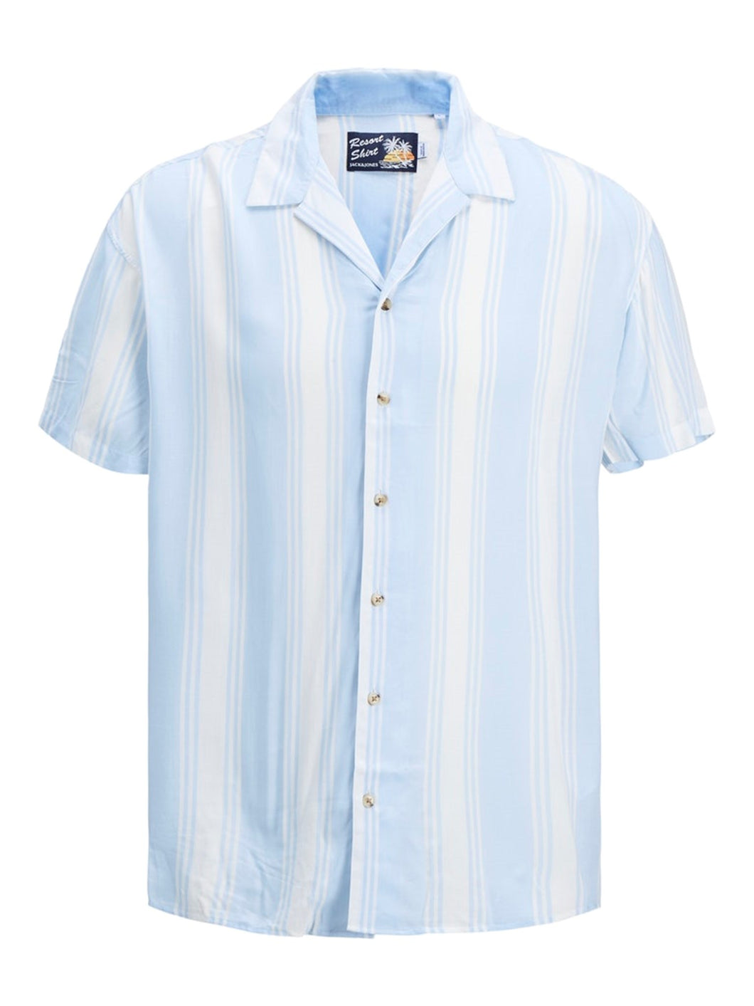 Malibu Resort Striped Shirt - Cashmere Blue - Jack & Jones - Blue