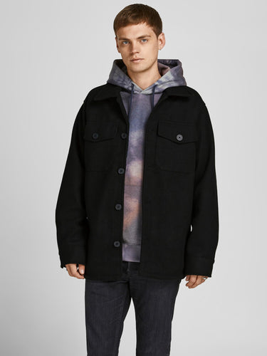 Ollie Shirt jacket - Black - Jack & Jones - Black