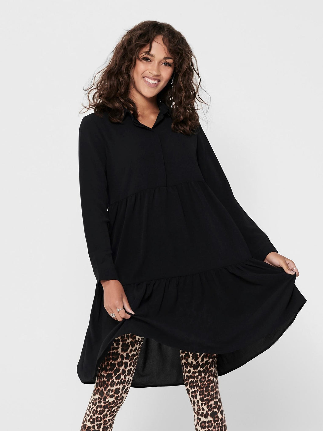 Piper Shirt Dress - Black - Jacqueline de Yong - Black