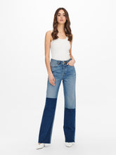 Load image into Gallery viewer, Zikka Color Block Pants - Medium Blue Denim - Jacqueline de Yong - Blue 6
